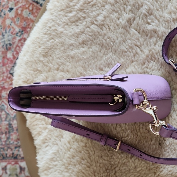NWOT Dooney & Bourke Lavender Saffiano Leather Crossbody Bag ๐ - Picture 9 of 17